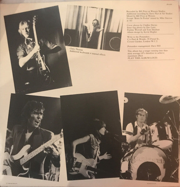 The Pretenders – Pretenders LP vinyl record, image 5 of 6