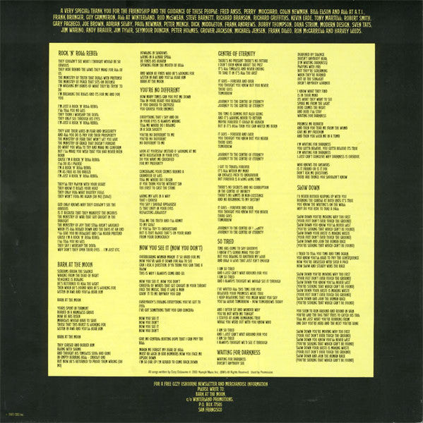 Ozzy Osbourne – Bark At The Moon LP vinyl record, image 6 of 10