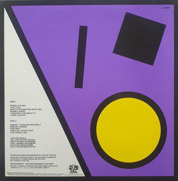 Split Enz – True Colours LP vinyl record, image 2 of 4