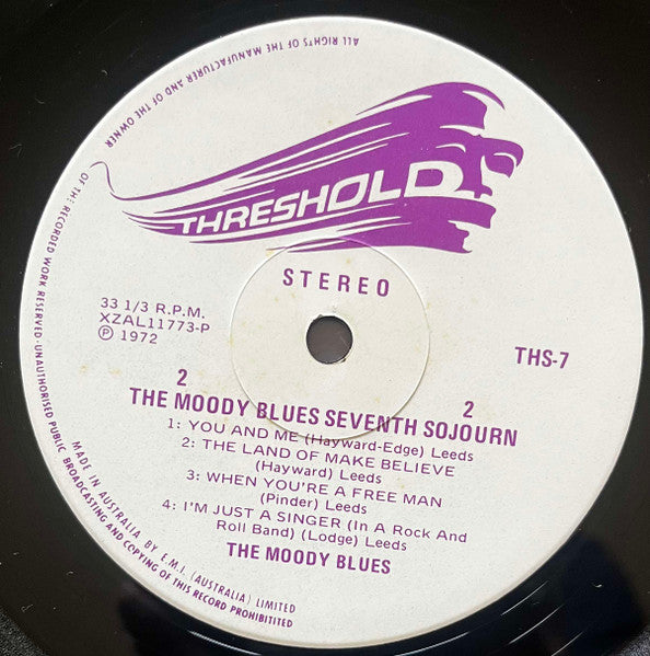 The Moody Blues – Seventh Sojourn LP vinyl record, image 8 of 8