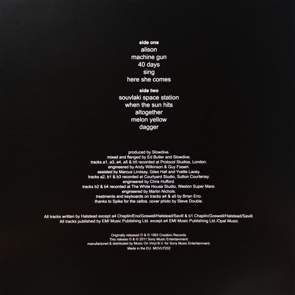 Slowdive – Souvlaki LP vinyl record, image 6 of 6