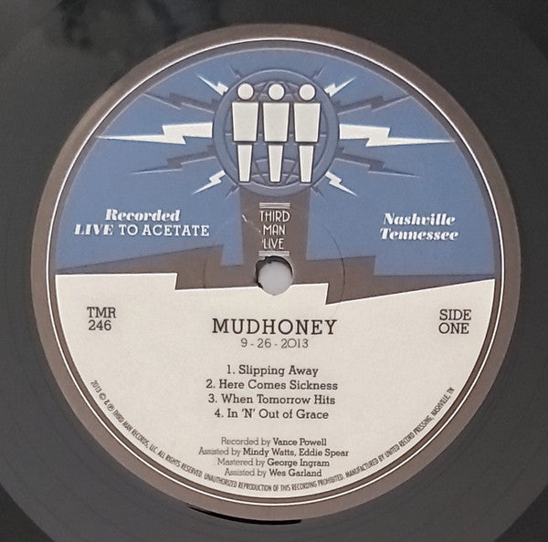 Mudhoney – Live At Third Man Records LP vinyl record, image 3 of 4
