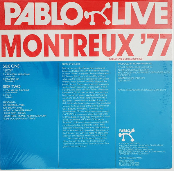 Milt Jackson, Ray Brown – Montreux '77 LP vinyl record, image 2 of 6
