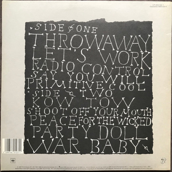 Mick Jagger – Primitive Cool LP vinyl record, image 2 of 6