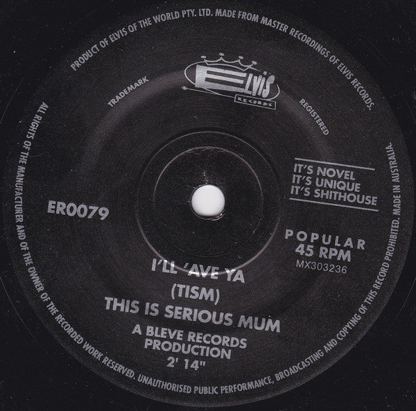 TISM – I Don't Want TISM I Want A Girlfriend 7" vinyl record, image 4 of 5