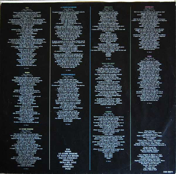 Umberto Tozzi – Eva LP vinyl record, image 5 of 6