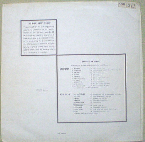 Alan Parker – The Guitar Family LP vinyl record, image 2 of 4