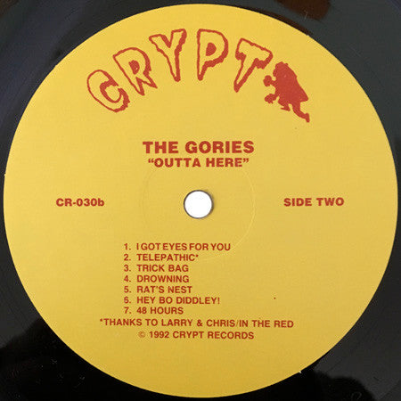 The Gories – Outta Here LP vinyl record, image 4 of 5