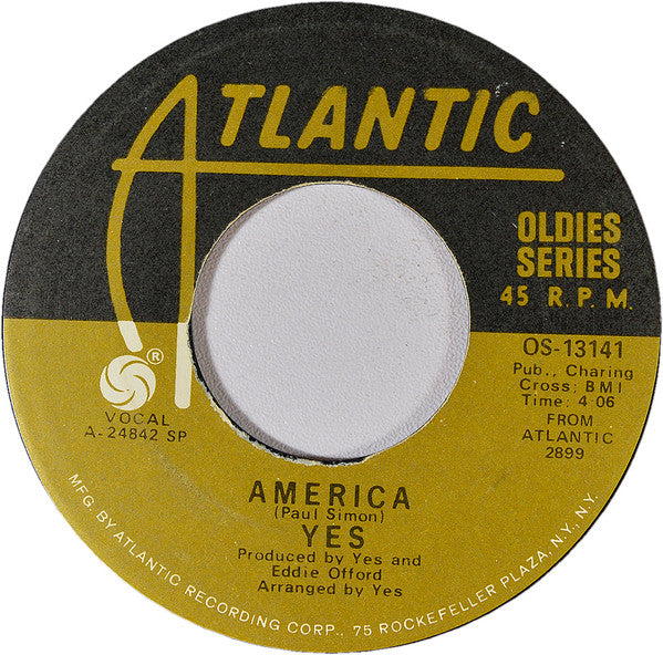 Yes – Your Move 7" vinyl record, image 1 of 2