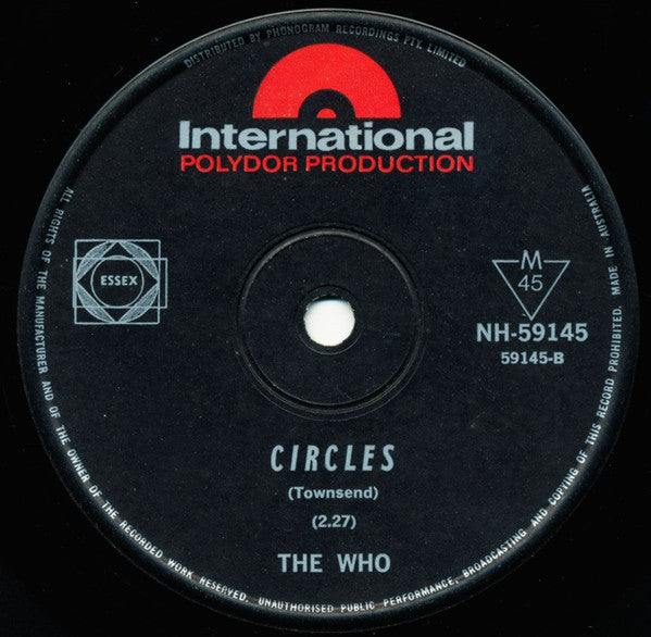 The Who – Dogs 7" vinyl record, image 2 of 3