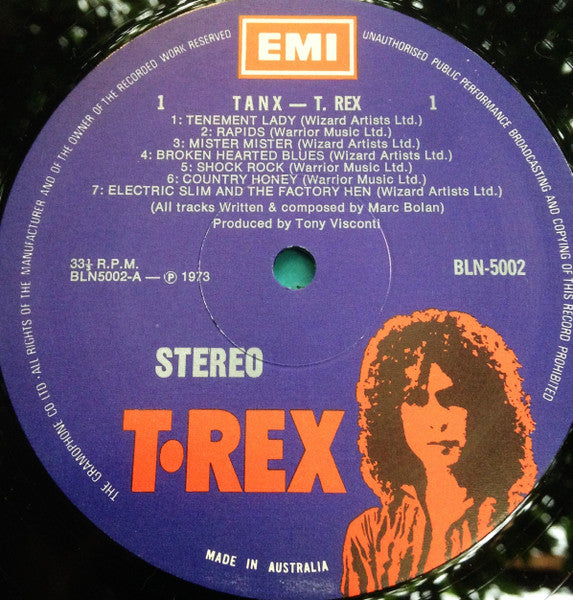 T. Rex – Tanx LP vinyl record, image 2 of 4
