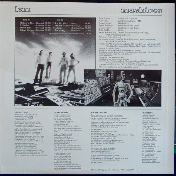 Lem – Machines LP vinyl record, image 2 of 4
