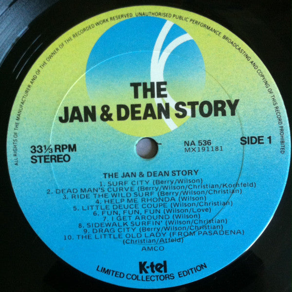 Jan & Dean – The Jan & Dean Story LP vinyl record, image 5 of 6