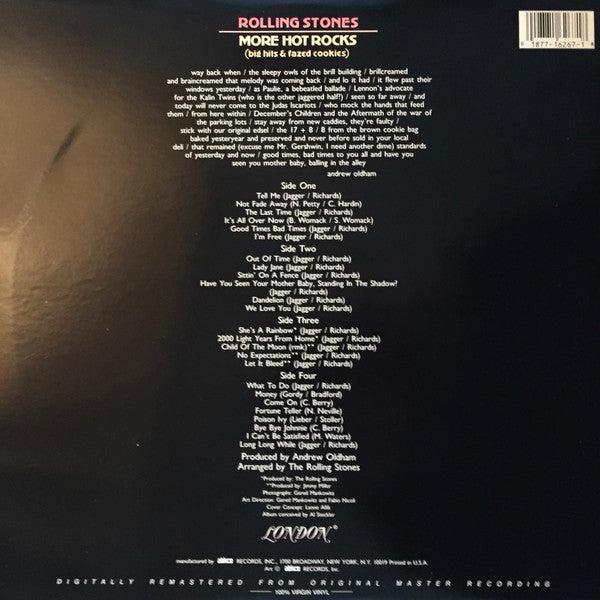 The Rolling Stones – More Hot Rocks (Big Hits & Fazed Cookies) (2xLP) LP vinyl record, image 2 of 3