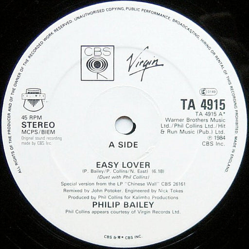 Philip Bailey, Phil Collins – Easy Lover