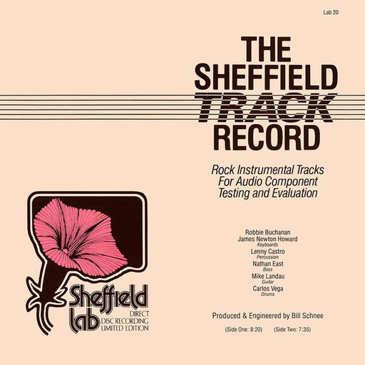 Robbie Buchanan, James Newton Howard, Lenny Castro, Nathan East, Michael Landau, Carlos Vega – The Sheffield Track Record LP vinyl record, image 1 of 6