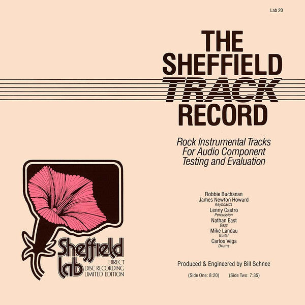 Robbie Buchanan, James Newton Howard, Lenny Castro, Nathan East, Michael Landau, Carlos Vega – The Sheffield Track Record LP vinyl record, image 1 of 6