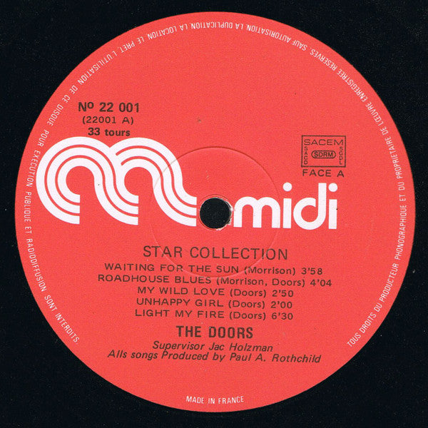 The Doors – Star-Collection LP vinyl record, image 2 of 3