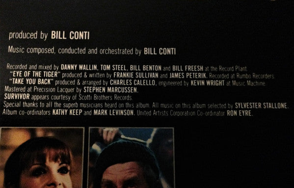 Bill Conti – Rocky III - Original Motion Picture Score LP vinyl record, image 3 of 6