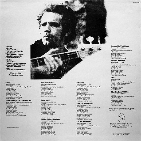 J.J. Cale – Okie LP vinyl record, image 2 of 4