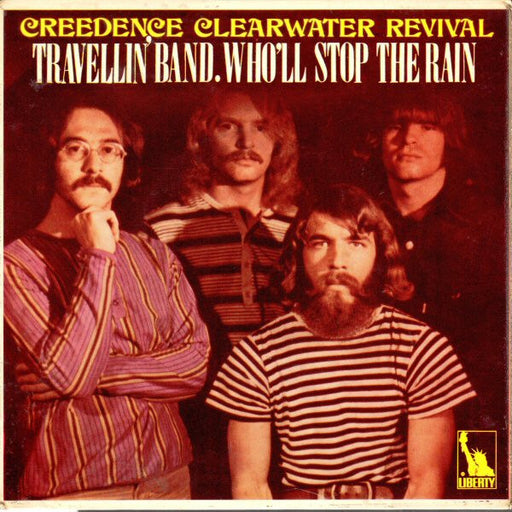 Creedence Clearwater Revival – Travellin' Band / Who'll Stop The Rain 7" vinyl record, image 1 of 4