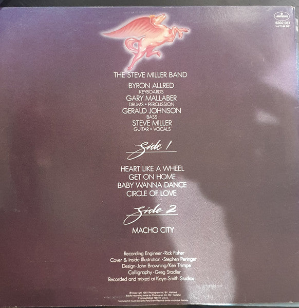 Steve Miller Band – Circle Of Love LP vinyl record, image 2 of 7