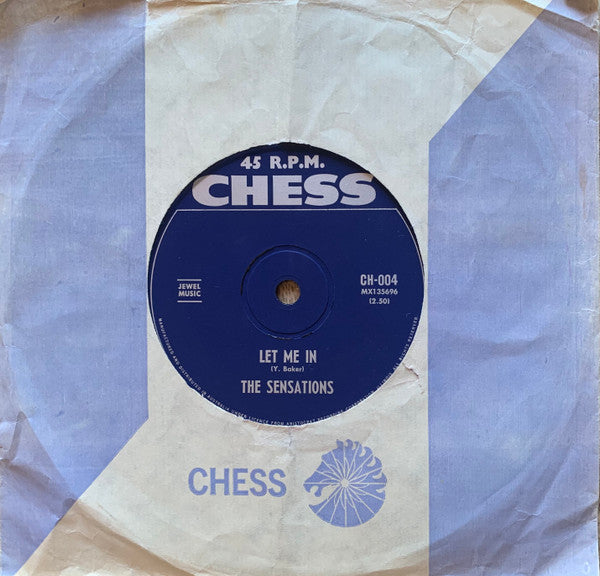 The Sensations – Let Me In 7" vinyl record, image 3 of 3