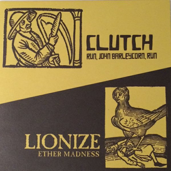Clutch, Lionize – Run, John Barleycorn, Run / Ether Madness 7" vinyl record, image 1 of 4