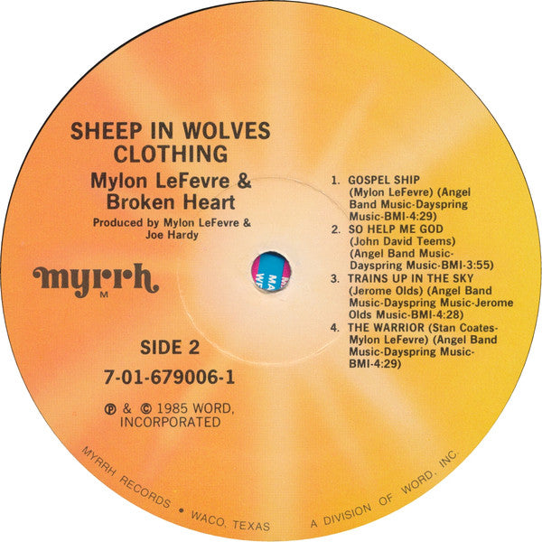 Mylon & Broken Heart – Sheep In Wolves Clothing LP vinyl record, image 4 of 6