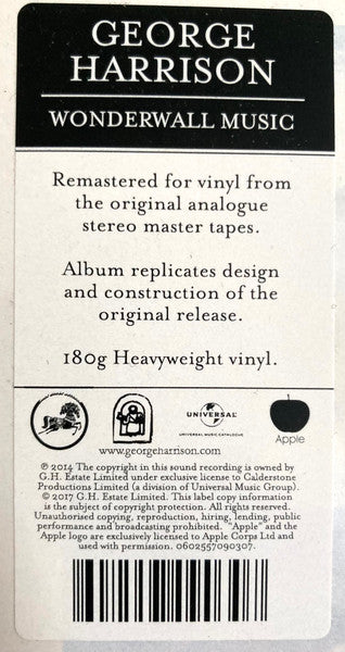 George Harrison – Wonderwall Music LP vinyl record, image 7 of 7