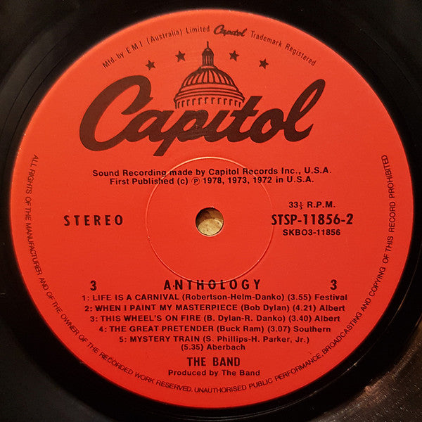 The Band – Anthology (2xLP) LP vinyl record, image 7 of 8