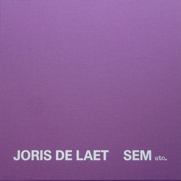 Joris De Laet – SEM Etc. (3xLP) LP vinyl record