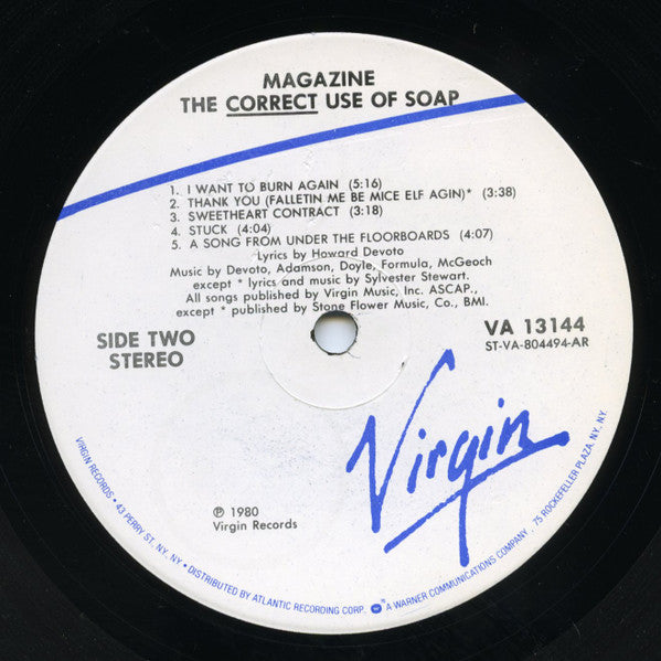 Magazine – The Correct Use Of Soap LP vinyl record, image 4 of 4