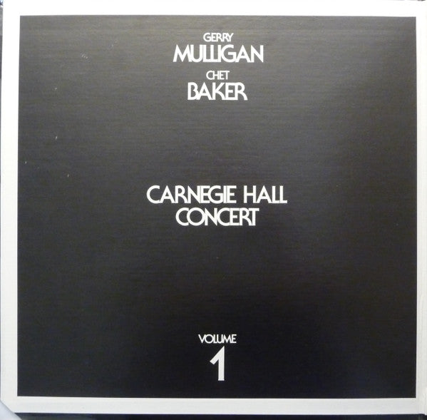 Gerry Mulligan, Chet Baker – Carnegie Hall Concert Volume 1 LP vinyl record, image 2 of 7