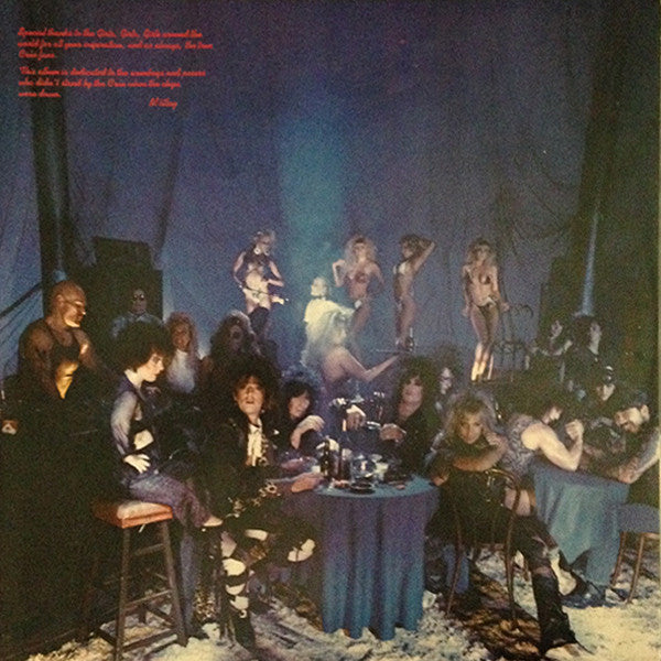 Mötley Crüe – Girls, Girls, Girls LP vinyl record, image 6 of 6