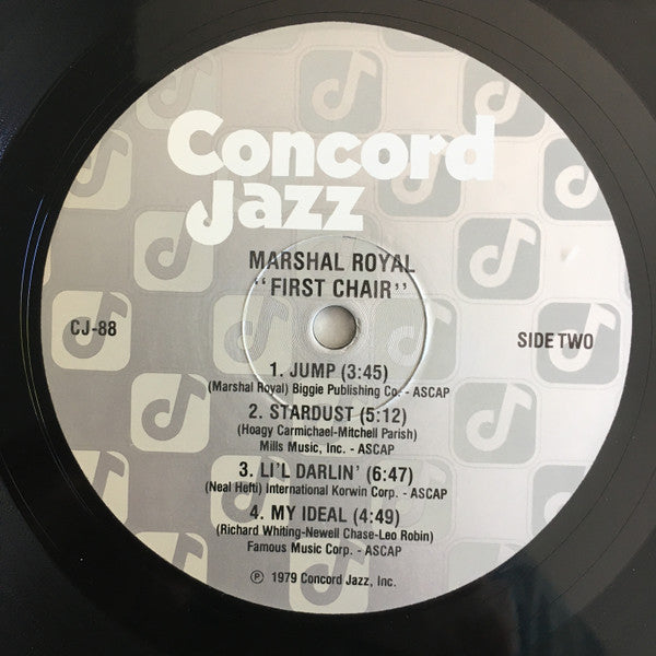 Marshall Royal – First Chair LP vinyl record, image 4 of 5