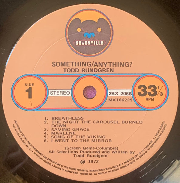 Todd Rundgren – Something / Anything? (2xLP) LP vinyl record, image 5 of 7