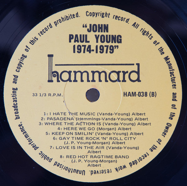 John Paul Young – 1974-1979 LP vinyl record, image 4 of 4
