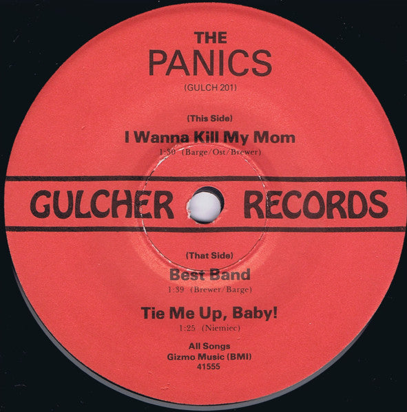 The Panics – I Wanna Kill My Mom 7" vinyl record, image 3 of 8
