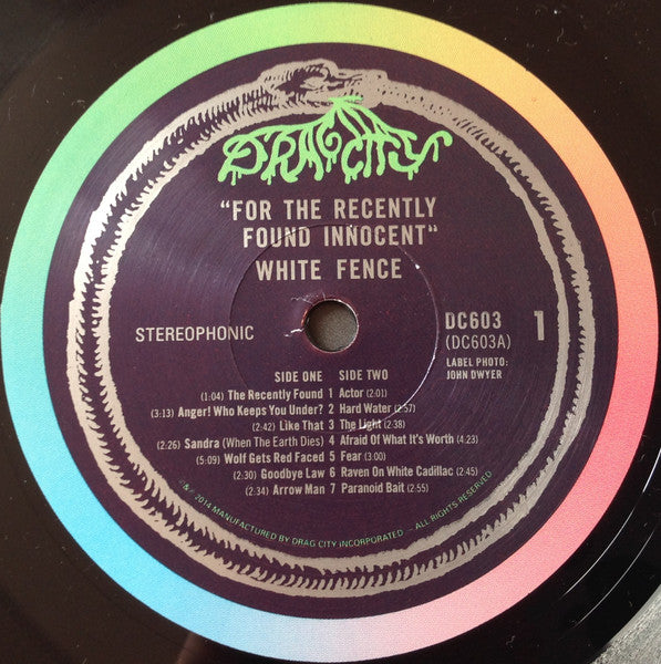 White Fence – For The Recently Found Innocent LP vinyl record, image 6 of 7