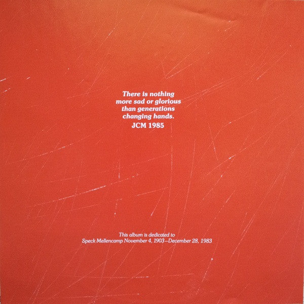 John Cougar Mellencamp – Scarecrow LP vinyl record, image 3 of 6