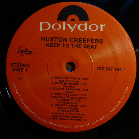 Huxton Creepers – Keep To The Beat LP vinyl record, image 4 of 5