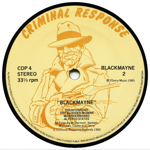 Blackmayne – Blackmayne LP vinyl record, image 4 of 4
