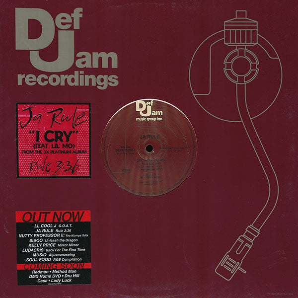 Ja Rule – I Cry 12" vinyl record, image 1 of 5