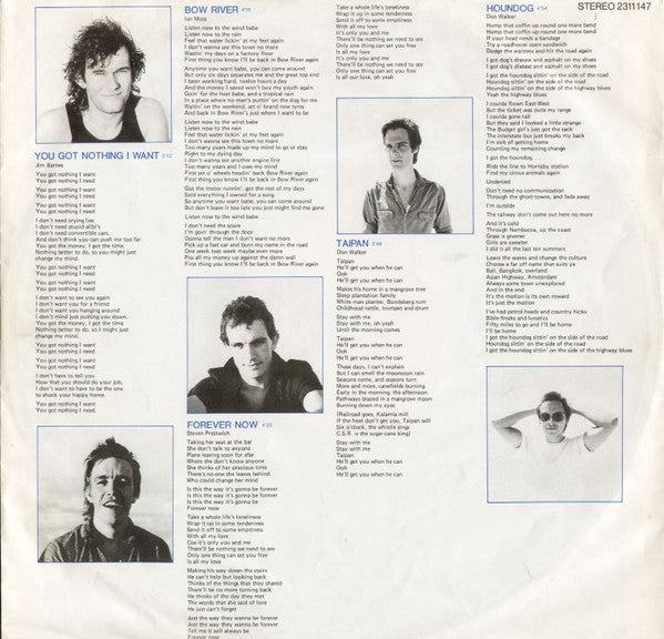 Cold Chisel – Circus Animals LP vinyl record, image 6 of 6
