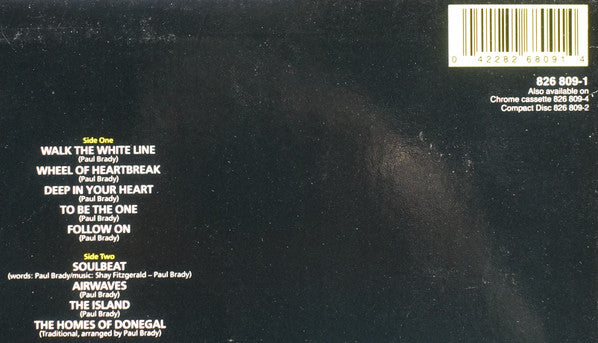 Paul Brady – Back To The Centre LP vinyl record, image 8 of 8