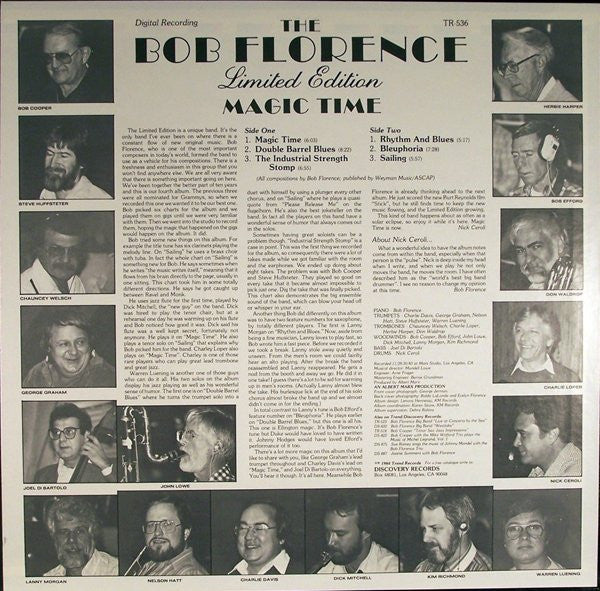 The Bob Florence Limited Edition – Magic Time LP vinyl record, image 2 of 4