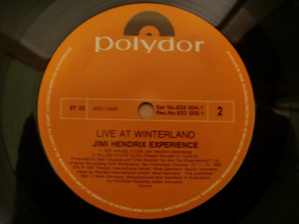 The Jimi Hendrix Experience – Live At Winterland (2xLP) LP vinyl record, image 4 of 8