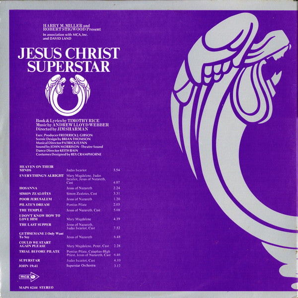 Jesus Christ Superstar - 1972 Australian Cast – Jesus Christ Superstar (Original Australian Cast Recording) LP vinyl record, image 2 of 10