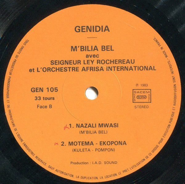 Mbilia Bel, Tabu Ley Rochereau, Orchestre Afrisa L'International – Faux Pas LP vinyl record, image 4 of 4